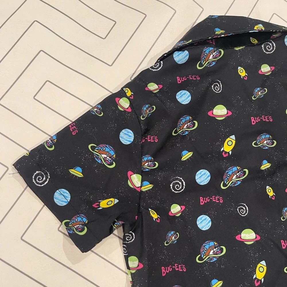 Bucee's Space Pattern Button Down - Picture 7 of 8